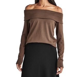 Splendid
x Cella Jane Blog Off-the-Shoulder Long Sleeve Knit Top🎂🎂